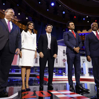 In South Florida, GOP Candidates Debate While Trump Rallies