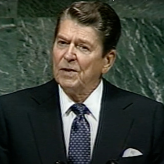 70. "Alien threat" President Reagan i FN 1987 & 2 andra tal