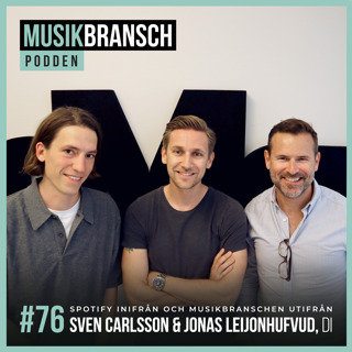 76. Spotify inifrån och musikbranschen utifrån - Sven Carlsson & Jonas Leijonhufvud, DI [Kort]