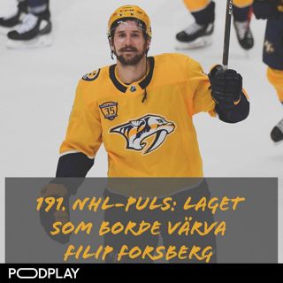 191. NHL-puls: Laget som borde värva Filip Forsberg