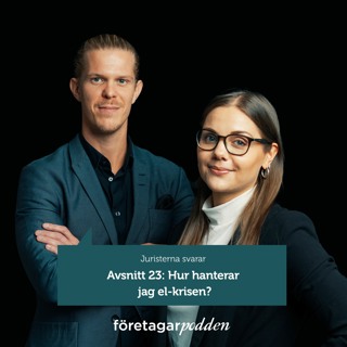 Juristerna Svarar 23: Hur hanterar jag el-krisen?