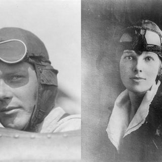 21st May 1927 and 1932: Charles Lindbergh makes the first solo non-stop flight across the Atlantic, followed five years later by Emilia Earhart as the first woman