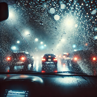 Deep Sleep Music with Rain on Car Sounds: Calming Music, Relaxing Music, Soothing Music, Calming Music