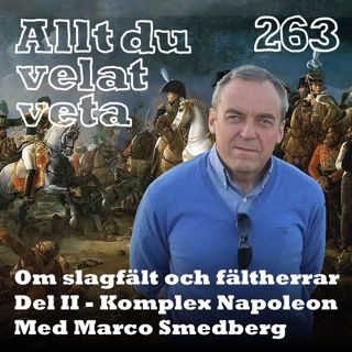 263 Om slagfält och fältherrar del II: Komplex Napoleon med Marco Smedberg