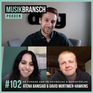 102. Så funkar A&R på skivbolag & musikförlag - Atena Banisaid & David Mortimer-Hawkins