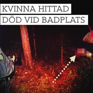 Kvinna hittad död vid badplats