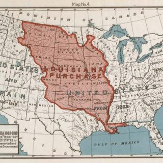 30th April 1803: Louisiana Purchase Treaty concluded between the United States and France