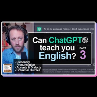 823. ChatGPT & Learning English PART 3