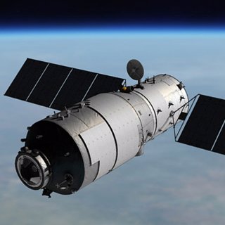 A Space Station Crashes to Earth