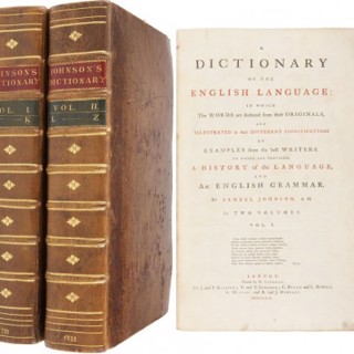 15th April 1755: Dr Samuel Johnson’s Dictionary published