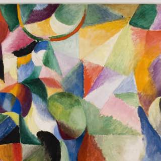 ”Bal Bullier” av Sonia Delaunay – en av de första abstrakta målningarna