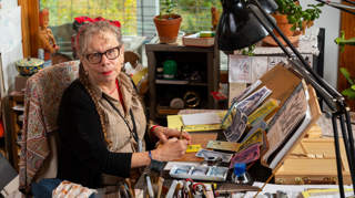 Cartoonist Lynda Barry, MacArthur 'Genius' Fellow