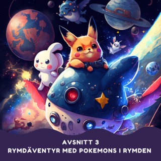 Rymdäventyr med Pokemons i rymden 