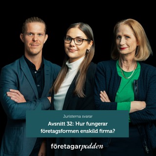 Juristerna svarar 32: Vad gäller för enskild firma?