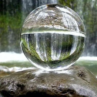 A Ball Thrown into a River