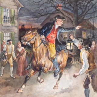 18th April 1775: Paul Revere rode from Charleston to Lexington with his message that “the Regulars are coming out!”