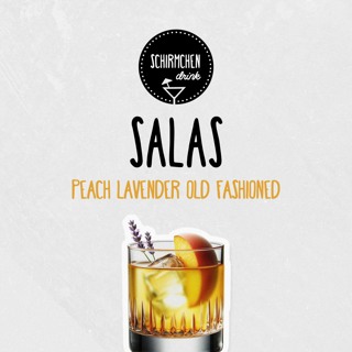 Peach Lavender Old Fashioned | SALAS