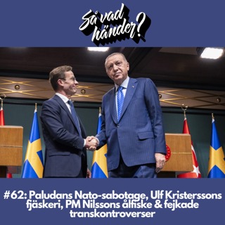 #62: Paludans Nato-sabotage, Ulf Kristerssons fjäskeri, PM Nilssons ålfiske & fejkade transkontroverser