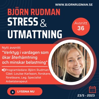 Stress och utmattning - med Björn Rudman