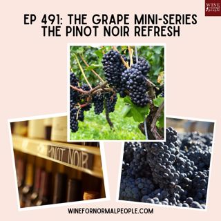 Ep 491: The Grape Mini-Series -- The Pinot Noir Refresh