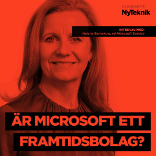 #75 -Möte med Helene Barnekow, Sverigechef på Microsoft. Om digitalt distansarbete, om kampen för fler techtjejer, om rädslan för molnet och ledarskapserfarenher. 